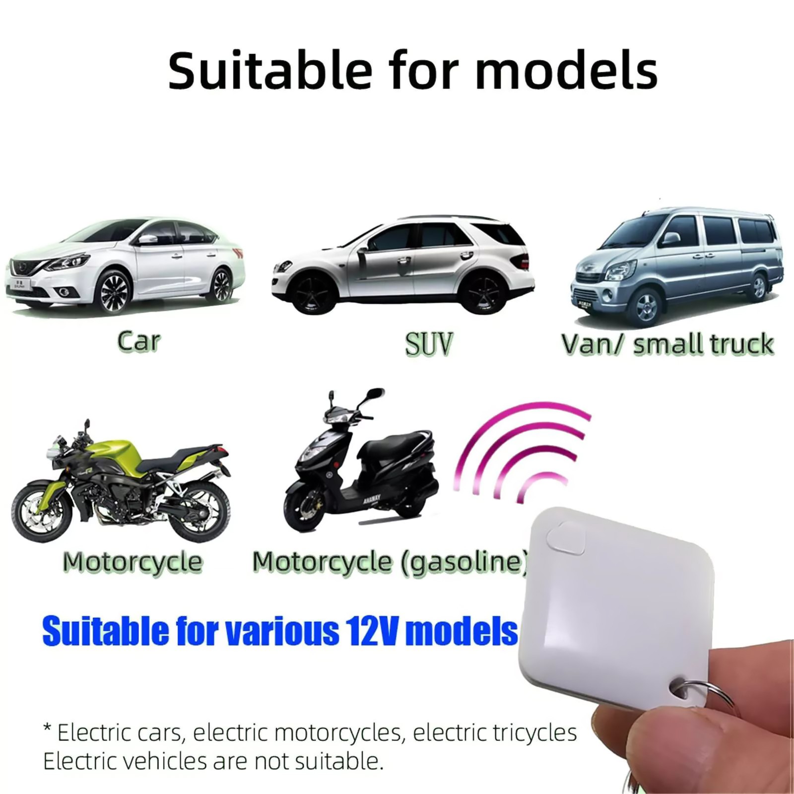 Auto-Sensing Car Immobilizer Security Systems Vehicle Anti-Theft Lock Device