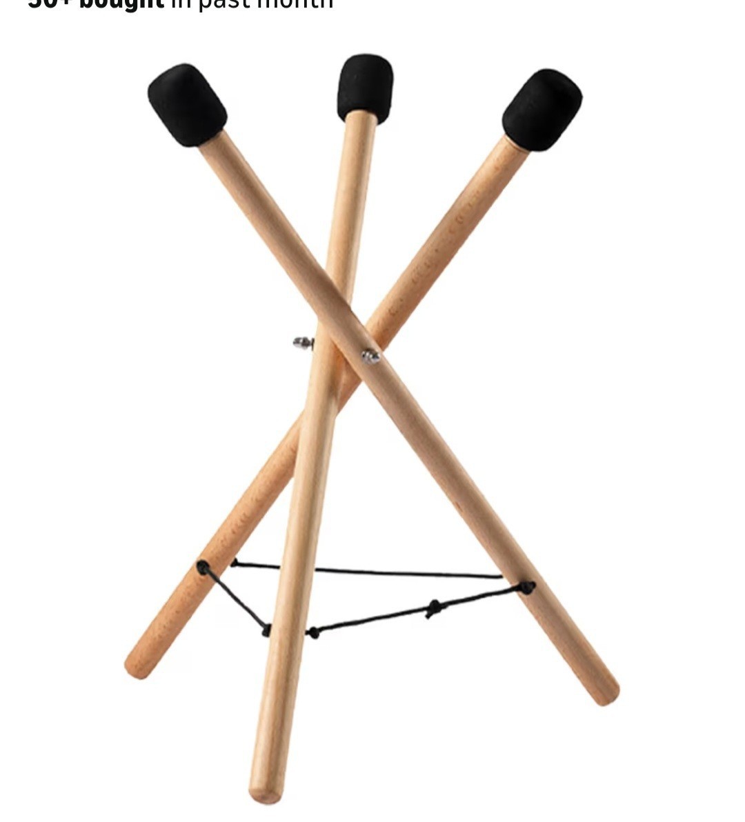 Wood Tongue Drum Stand - (Fits 12-22" Drum)