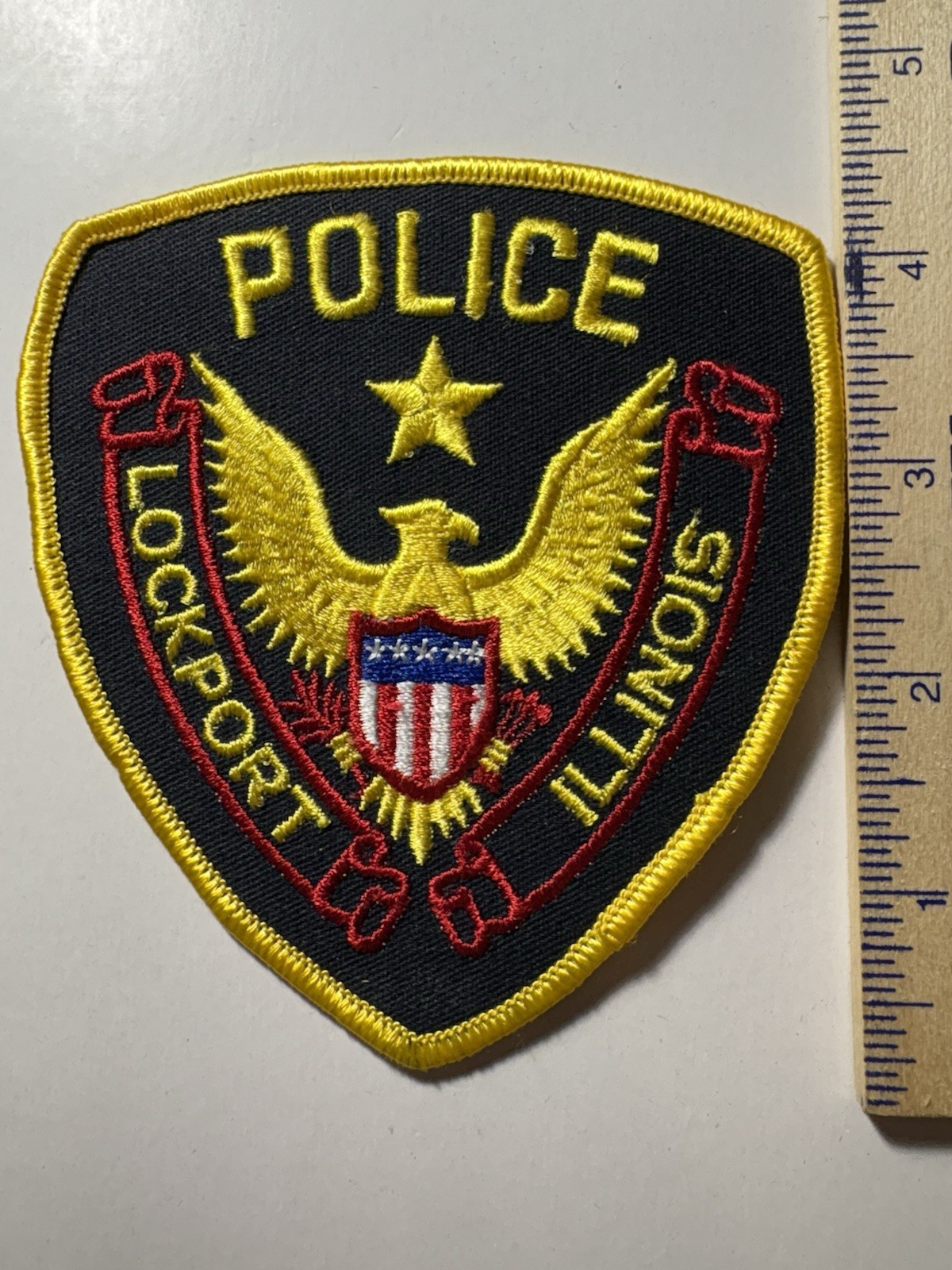 Lockport Illinois Police Patch ~ Obsolete
