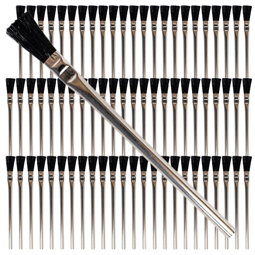 Acid Brushes 3/8" – Disposable Glue Brushes 72 Pack – Soldering Flux Brush fo...