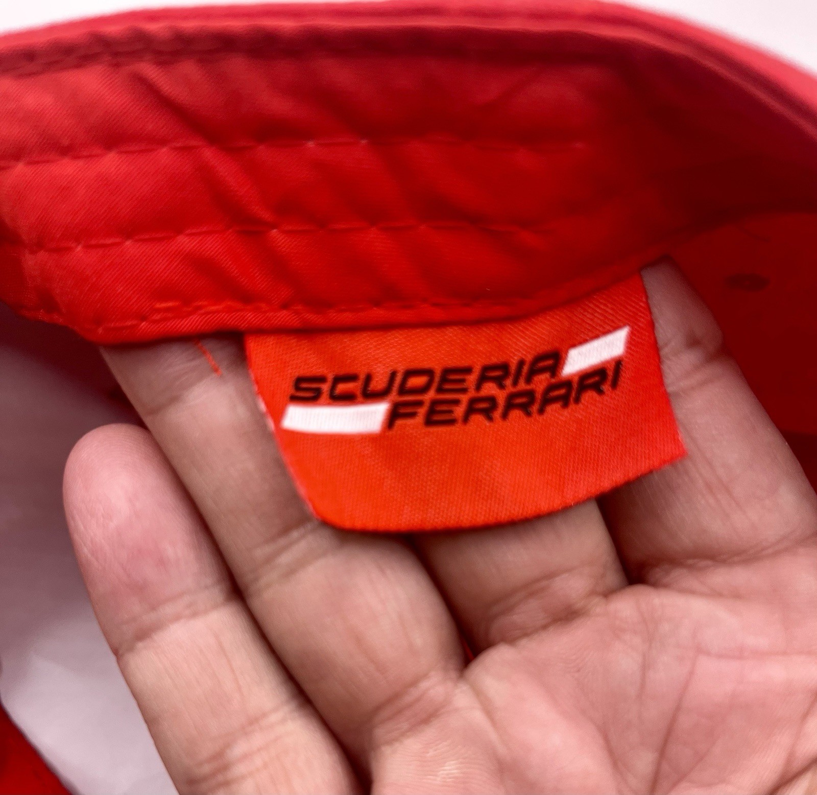 Ferrari Scuderia Red Cap Adjustable hat Unisex