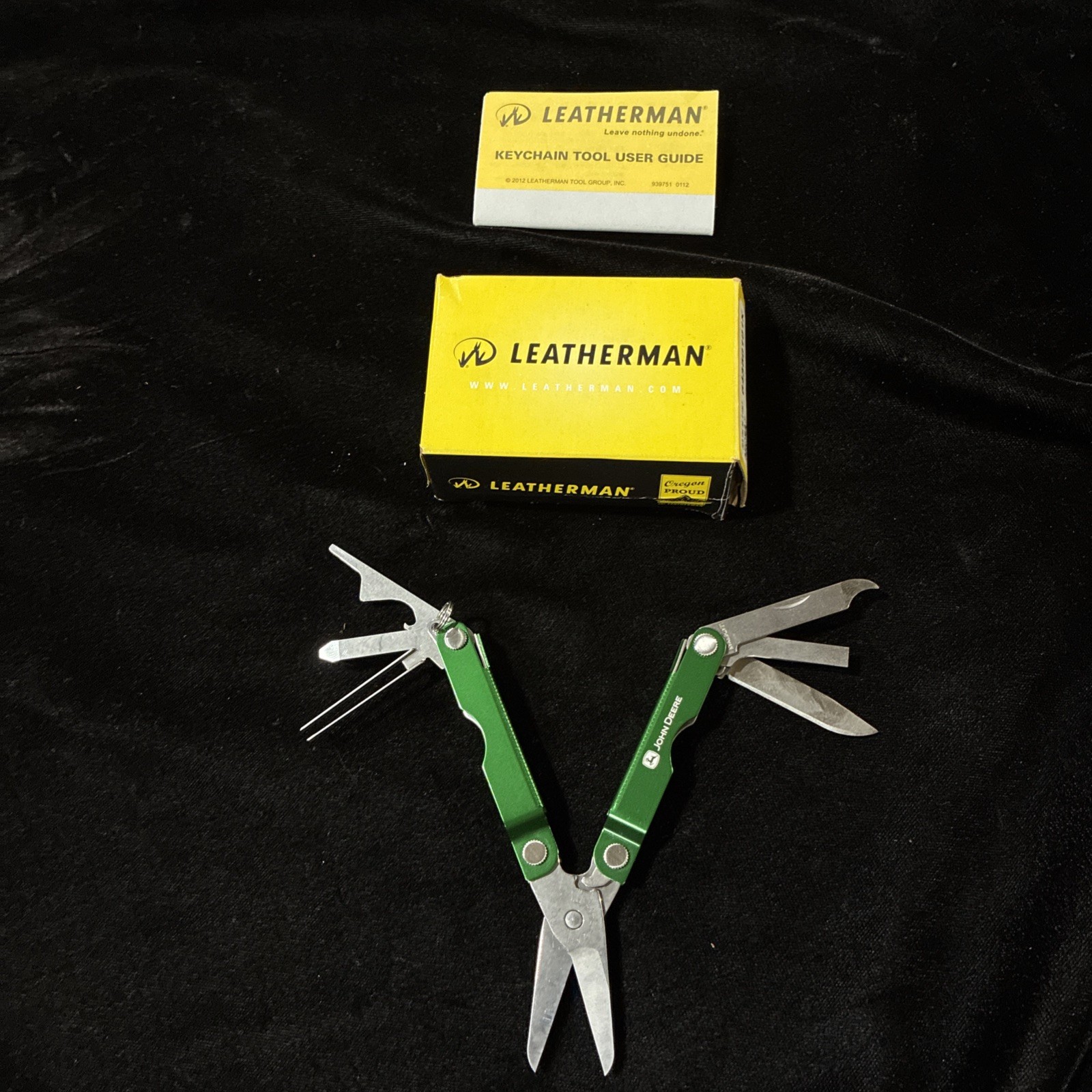 Leatherman JOHN DEERE Micra Multitool Green *Rare* 2010 NEW