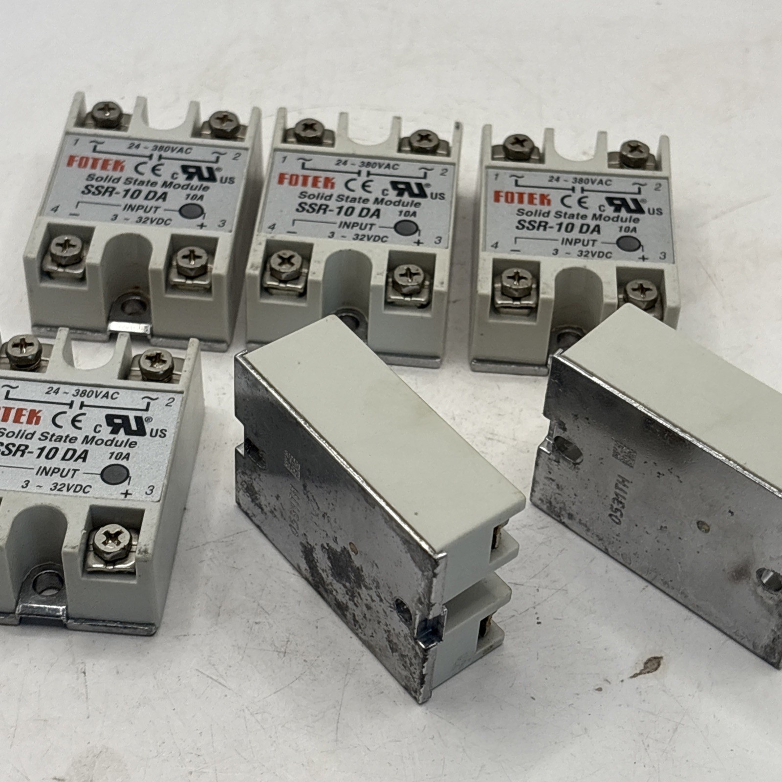 Lot Of 6 Fotek SSR-10DA Solid State Modules