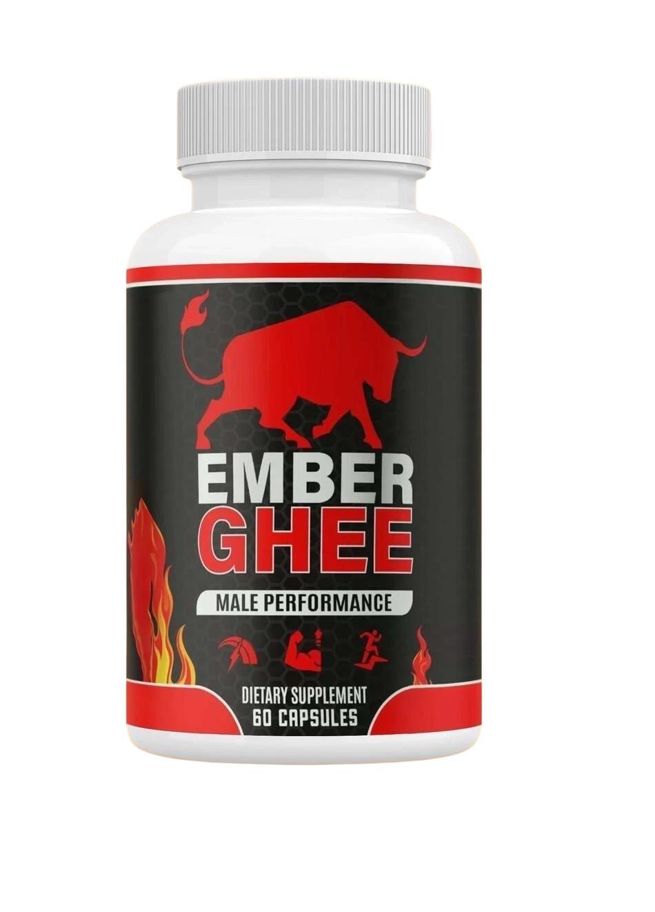 Ember Ghee Capsules for Men ED EmberGhee Advanced Male Health Dietary (60 Caps)