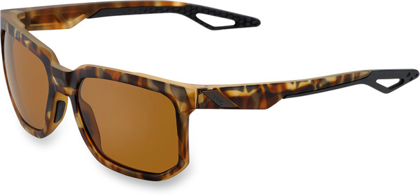 Open Box 100% Adult Centric Sunglasses Havana/Bronze Lens