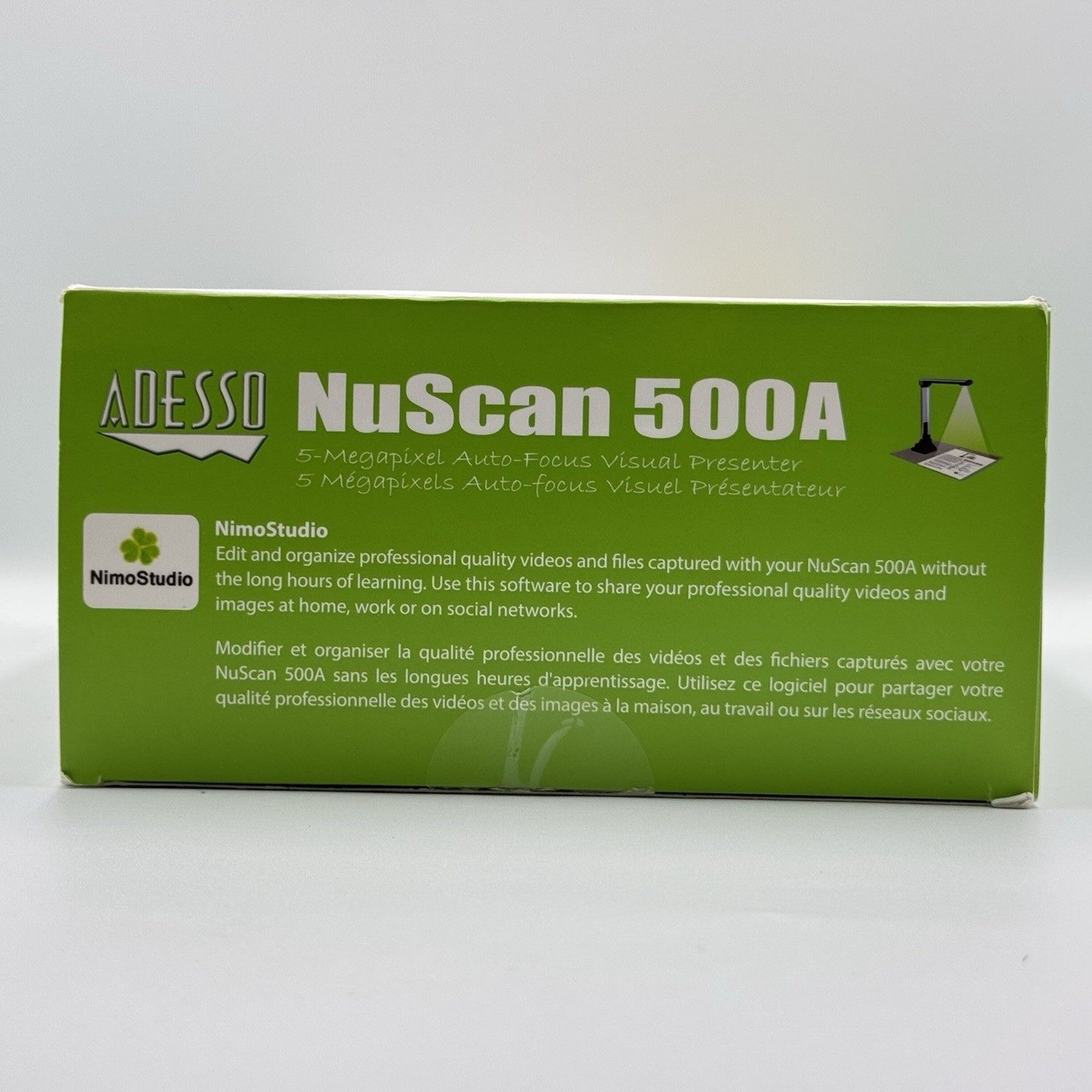 Adesso NuScan 500A Visual Presenter Document Camera Tested Working