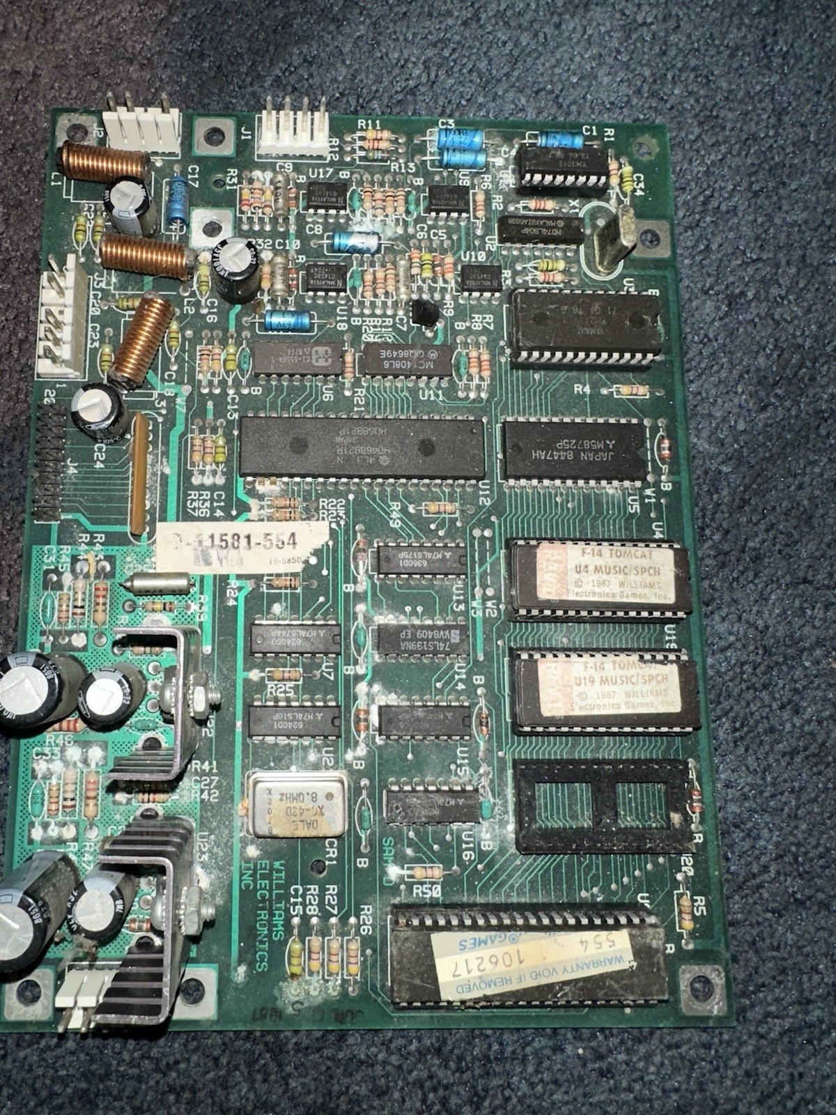 Williams F-14 Pinball Soundboard