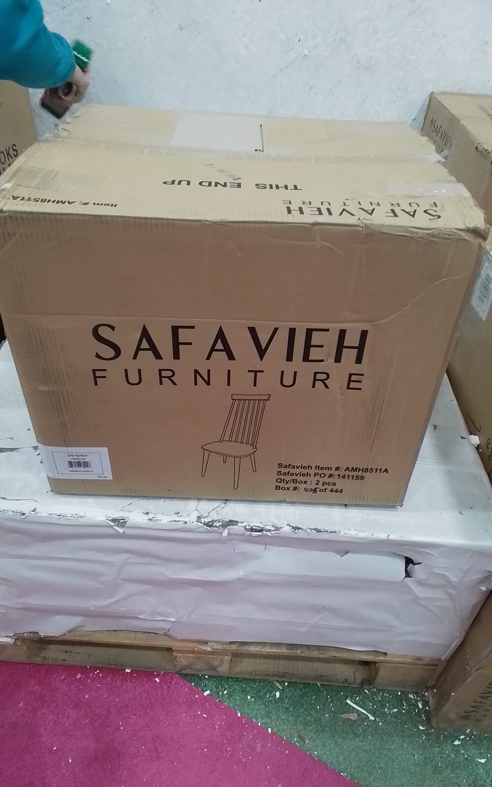 Safavieh BURRIS SIDE CHAIR, Reduced Price 2172735843 AMH8511A
