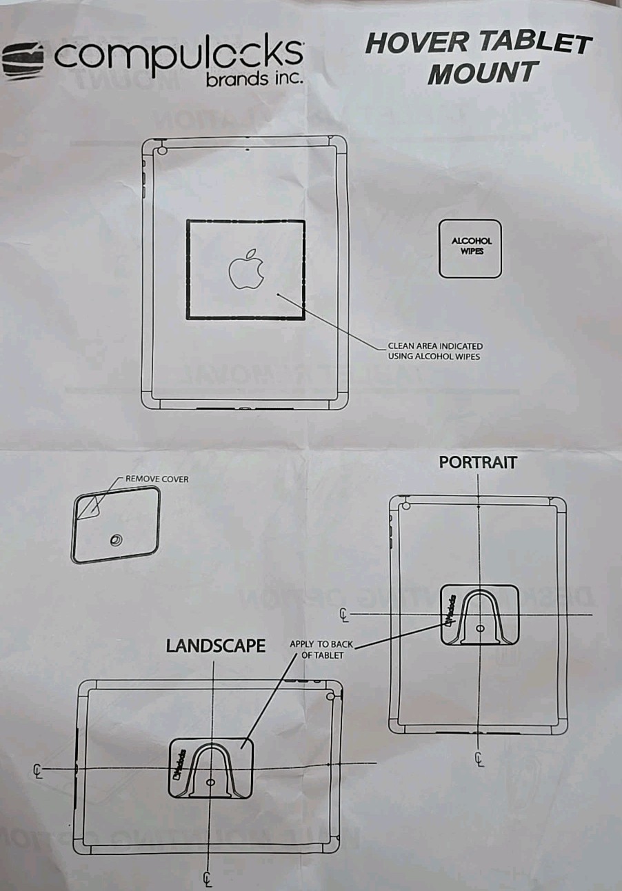 CompuLocks Tablet Phone Stand *MISSING PART READ* Holder Universal Display Mount