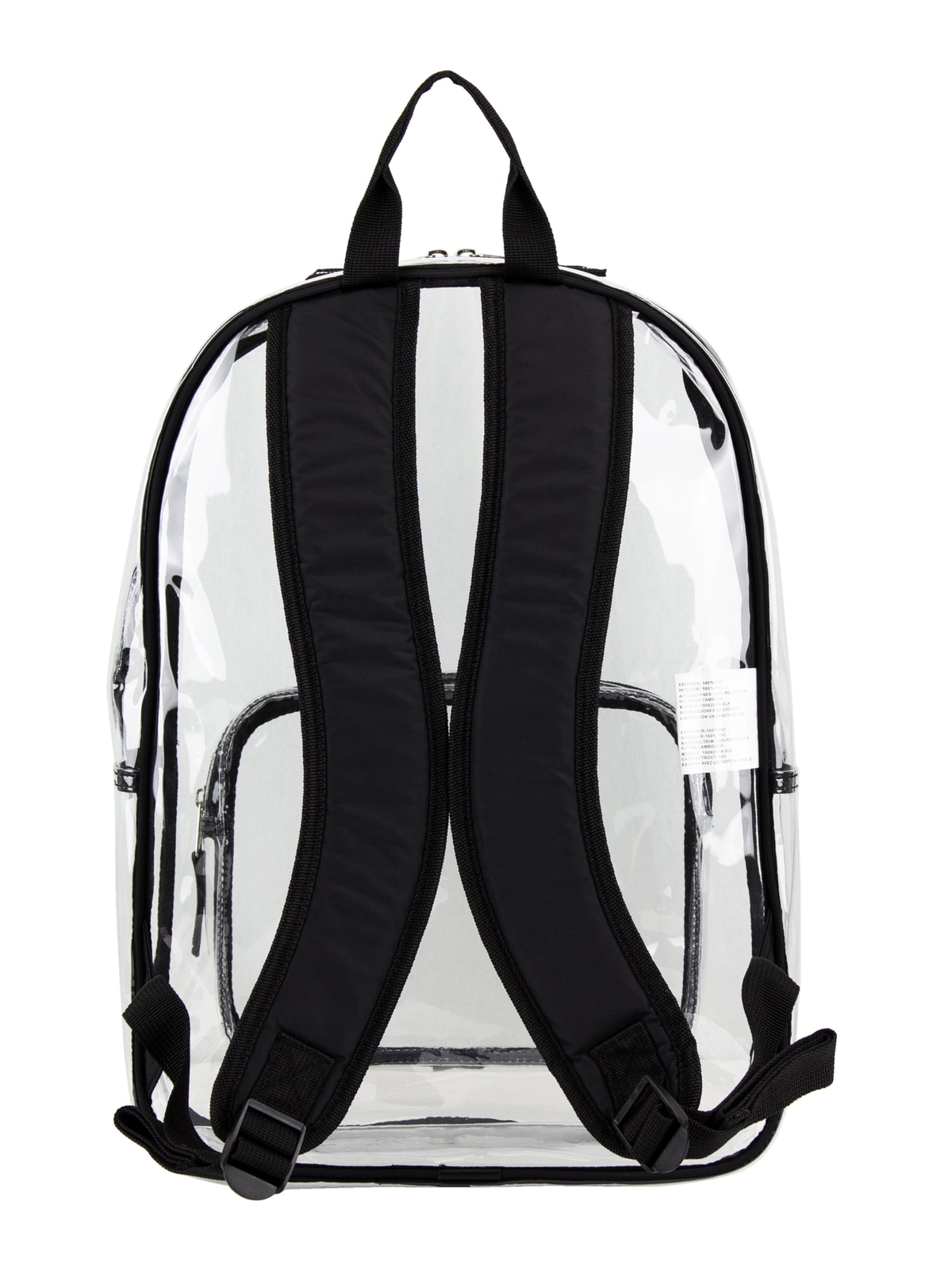 Clear Backpack, Black