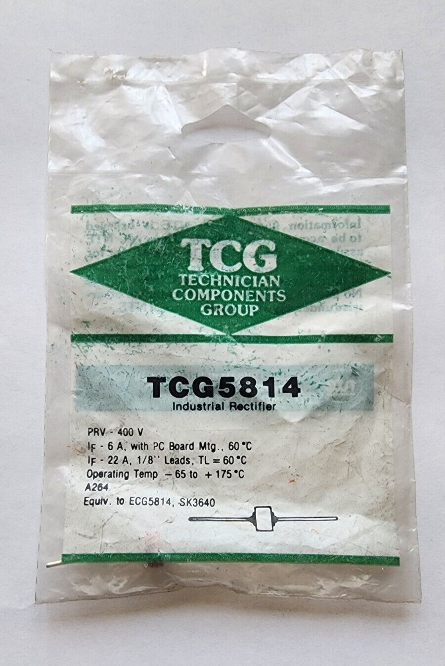 TCG 5814 Rectifier NOS Alt. ECG5814