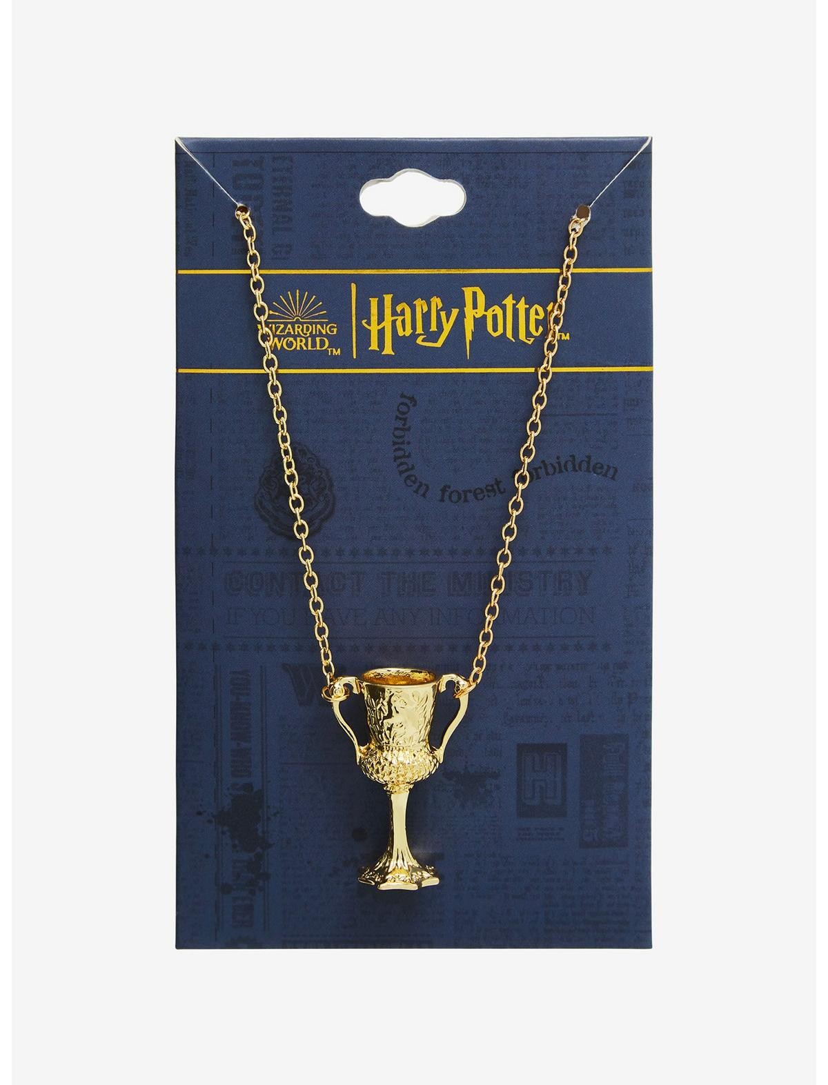 Harry Potter Hufflepuff Cup Necklace New