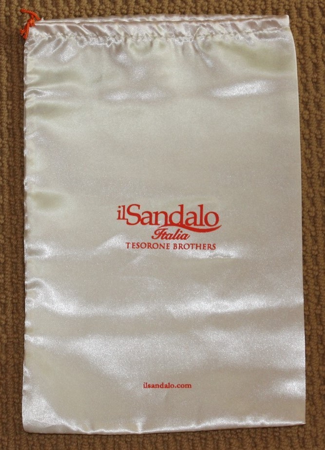 TESORONE IL SANDALO Drawstring Dust Bag Purse Handbag Shoes Storage 9" x 14"