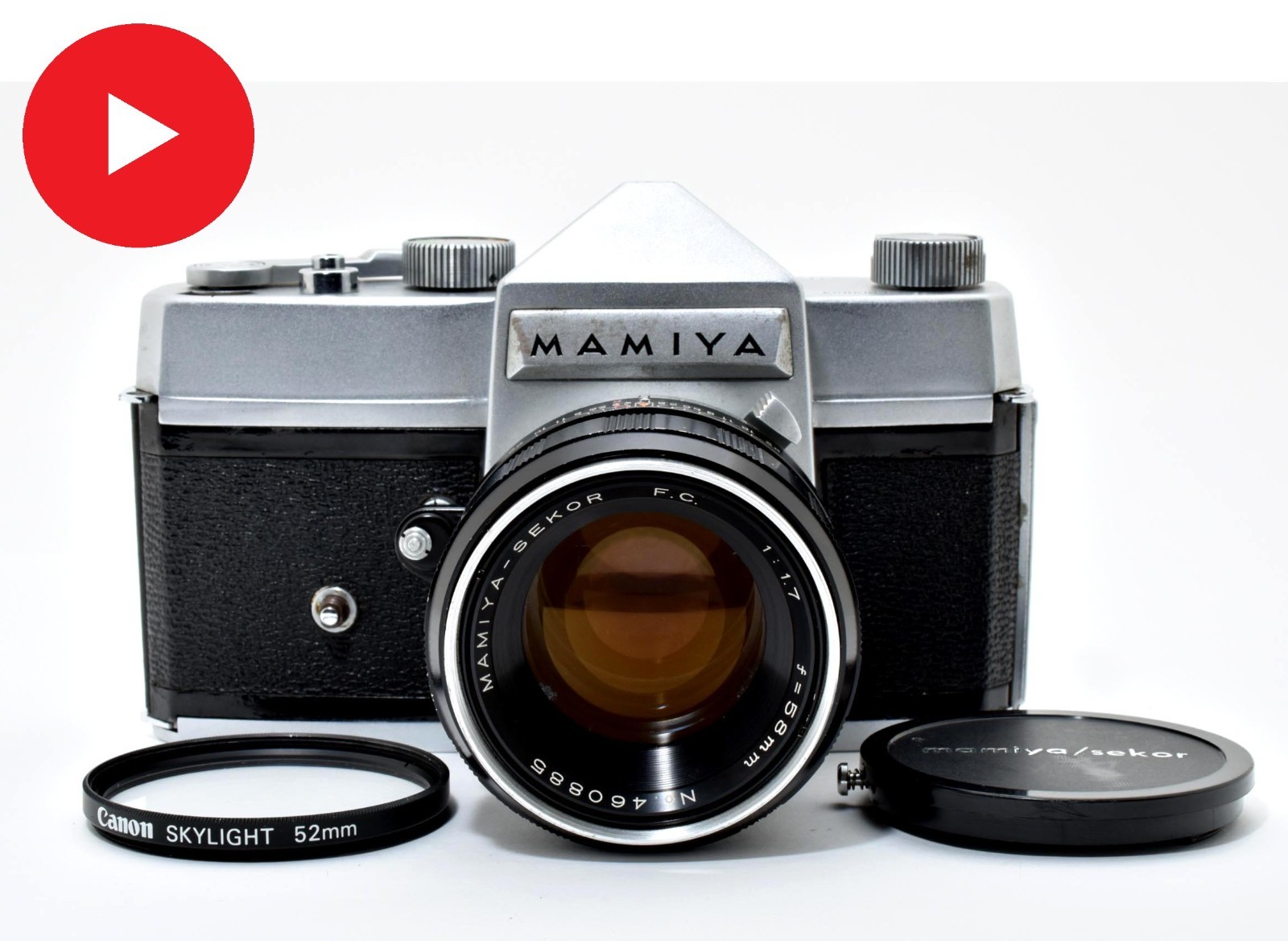 Vintage Mamiya Prismat NP + Mamiya-SEKOR 58mm F1.7 from JAPAN 2844870