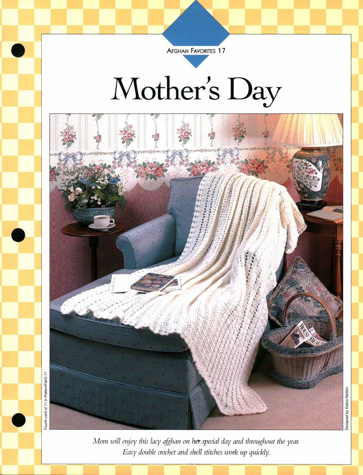 Mother's Day Afghan - Afghan Favorites 17 | Vanna Crochet Faves 85170-D