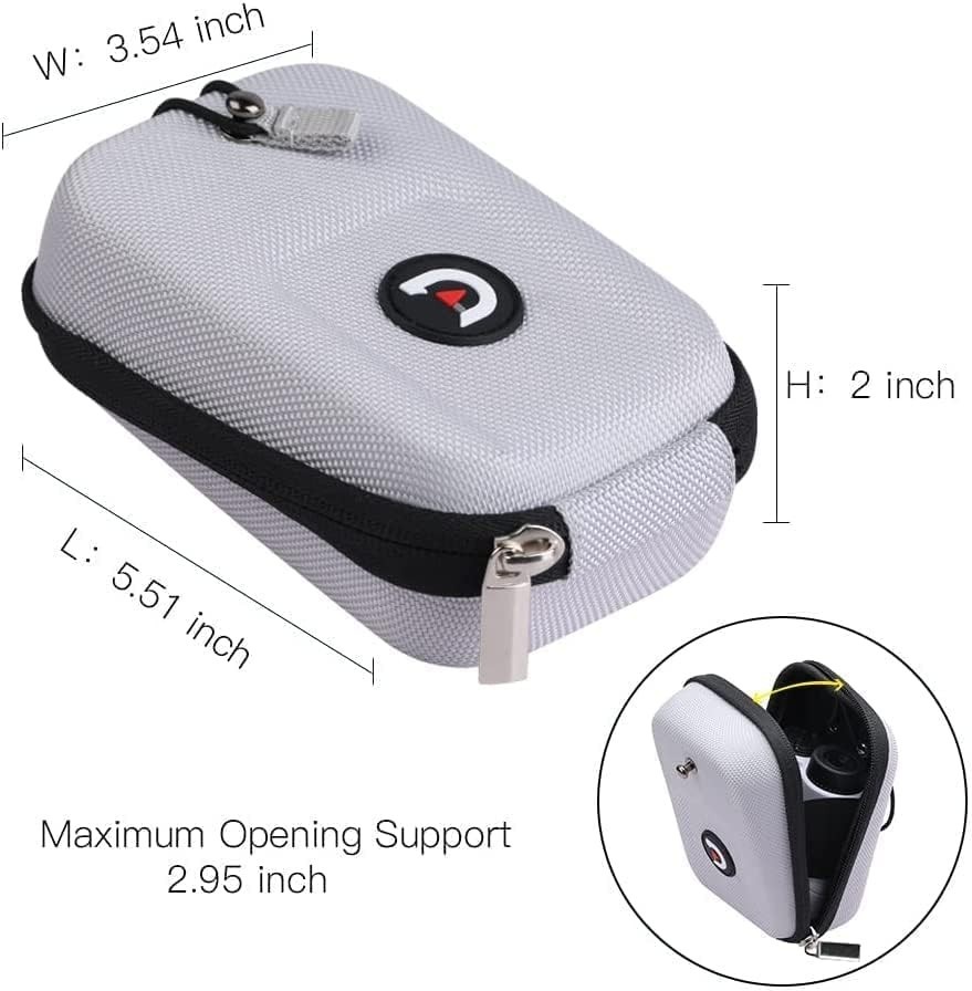 Universal Hard Shell Golf Rangefinder Case - Compatible with Bushnell & Callaway