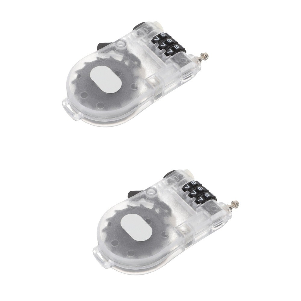 2 Pack Flexible Length Lock Snow Board Locks Anti Theft Handlebar