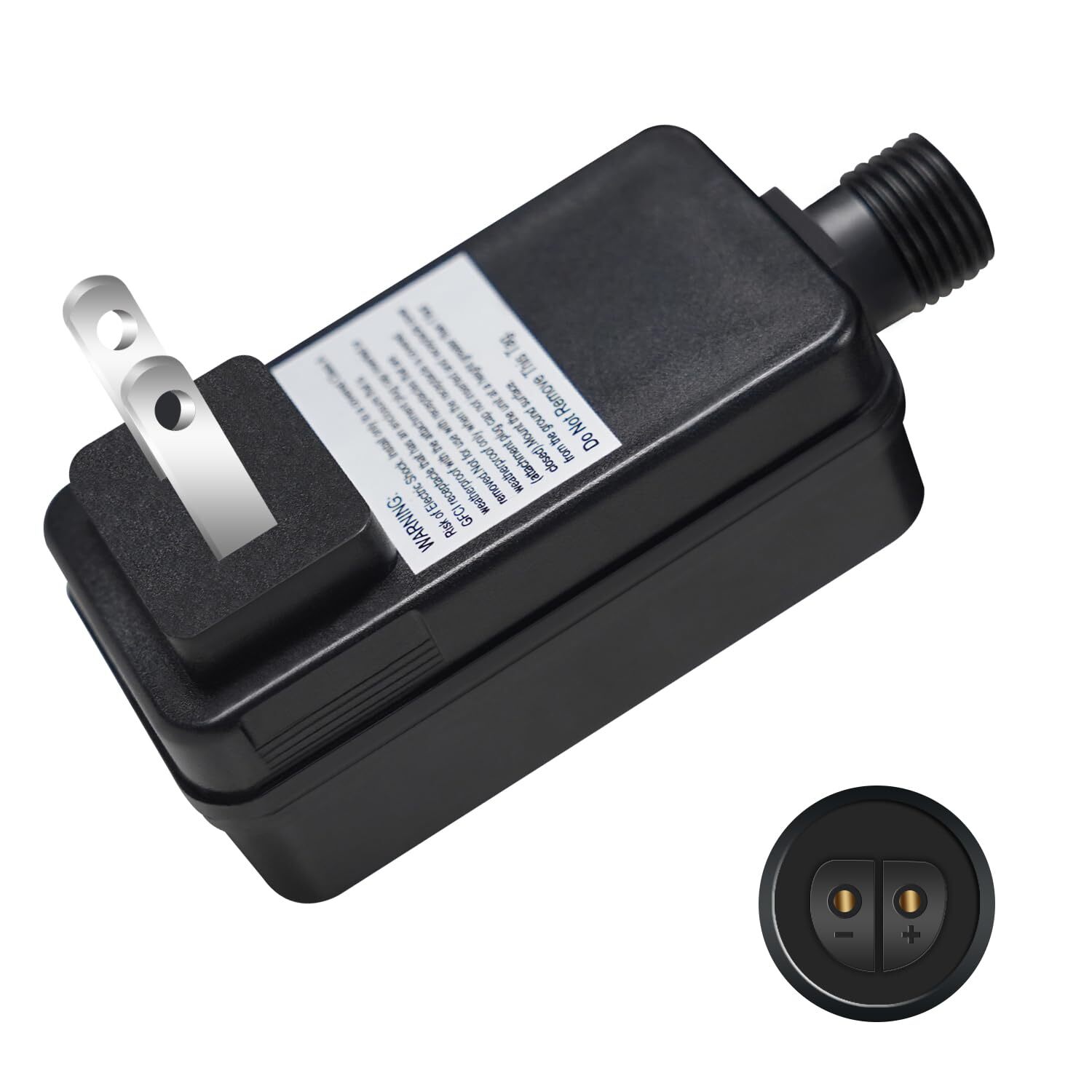 12V 1A Low Voltage Power Adapter for Outdoor String Lights Yard Inflatables
