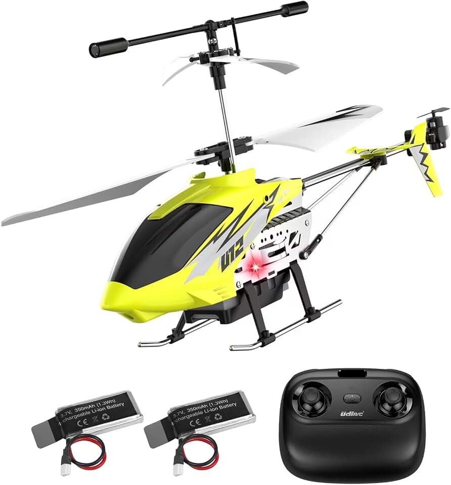 U12 Remote Control Helicopter Mini RC Helicopter with Altitude Hold Yellow