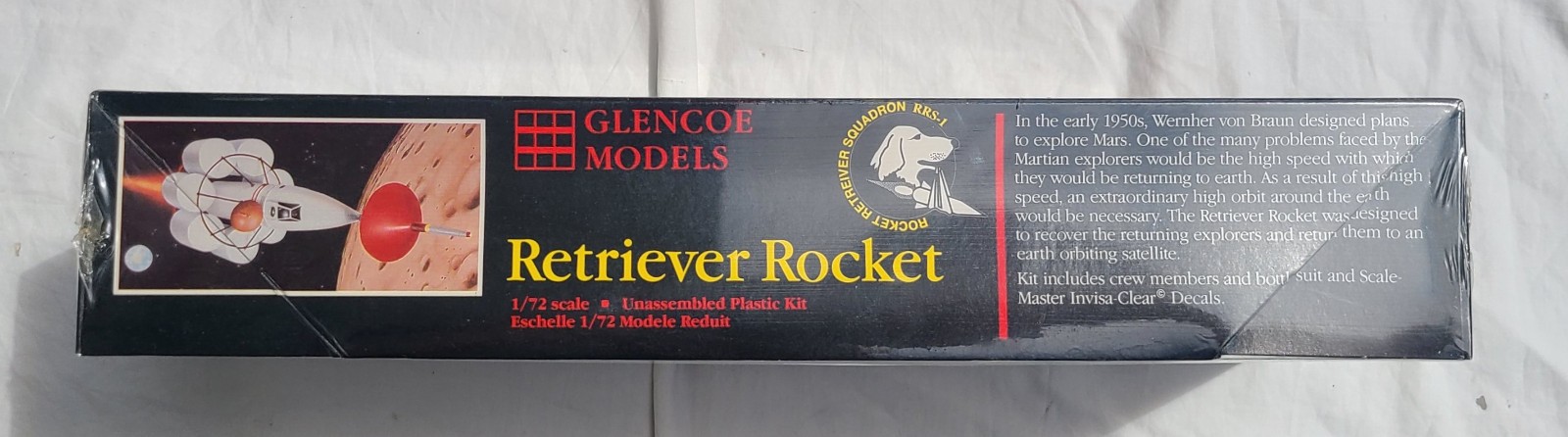 Glencoe Models Retriever Rocket 1/72 Space Exploration Model Kit #05901 New