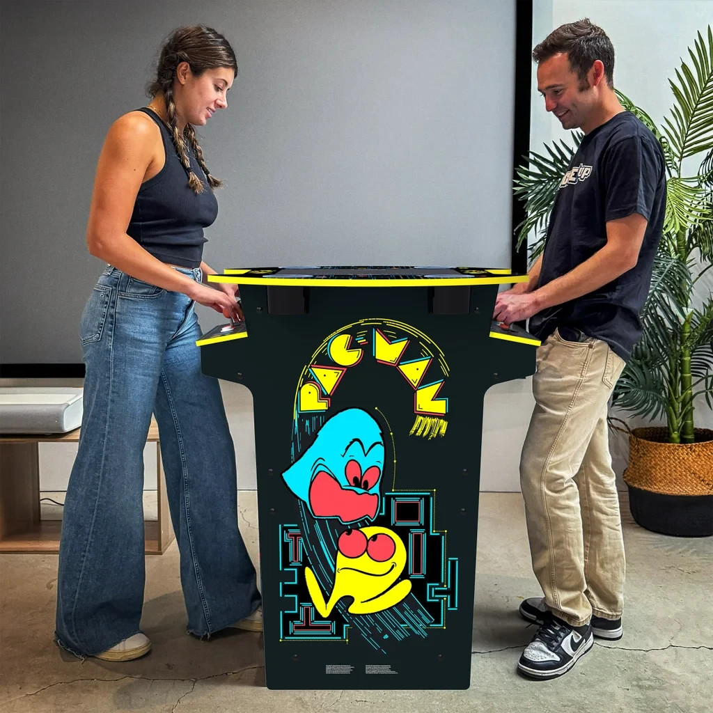 PAC MAN ARCADE VIDEO GAME MACHINE ARCADE1UP PACMAN TABLE DIG DUG GALAGA & MORE!!