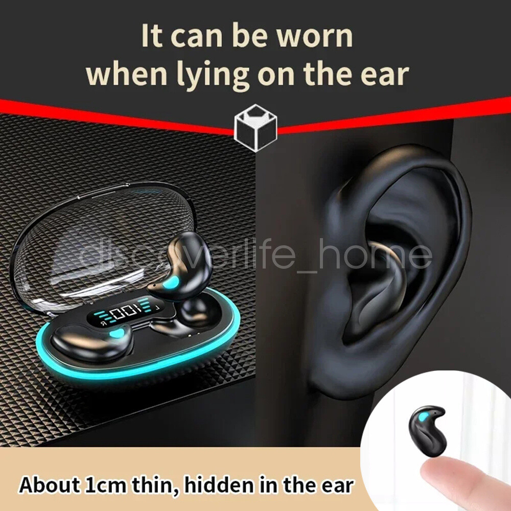 NEW Invisible Earbuds Micro Bluetooth Earbuds Sleep TWS Wireless Earphones Mini