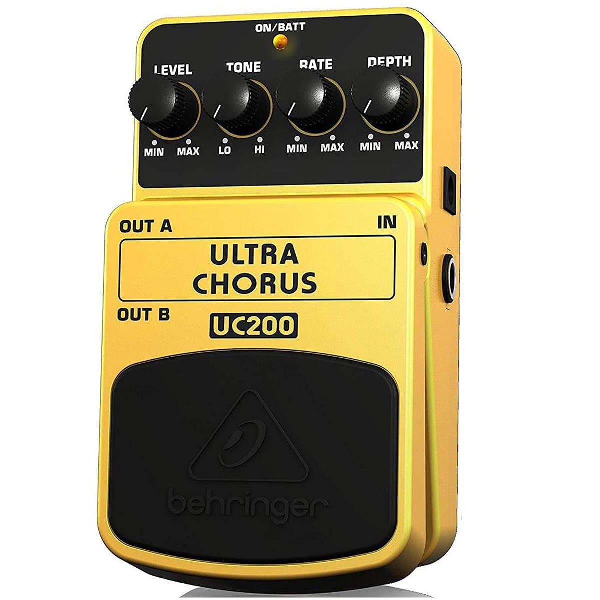 Behringer UC200 Ultimate Stereo Chorus Instrument Effects Pedal,Yellow