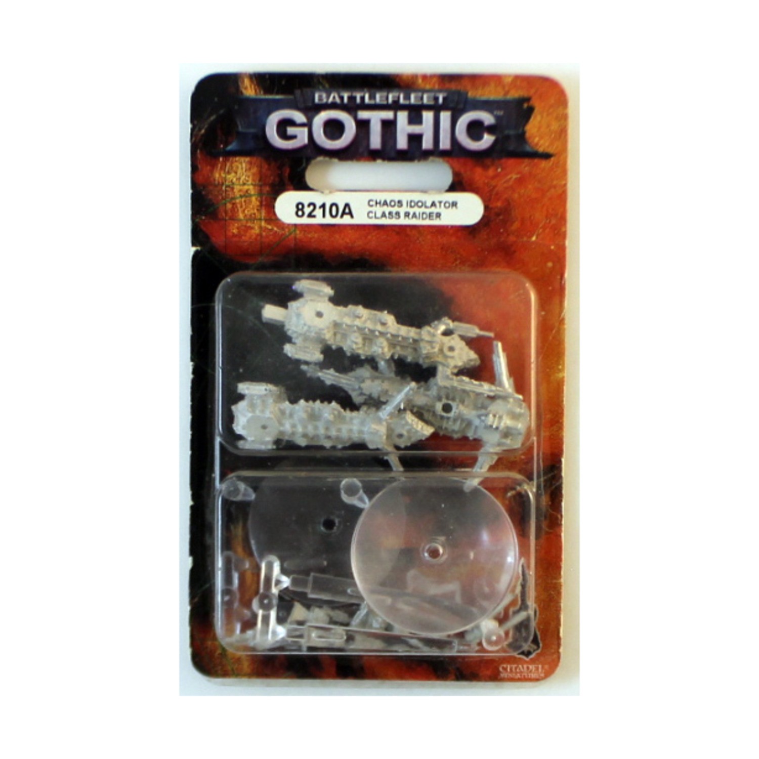 GW Battlefleet Gothic Chaos Idolator Class Raider Pack New