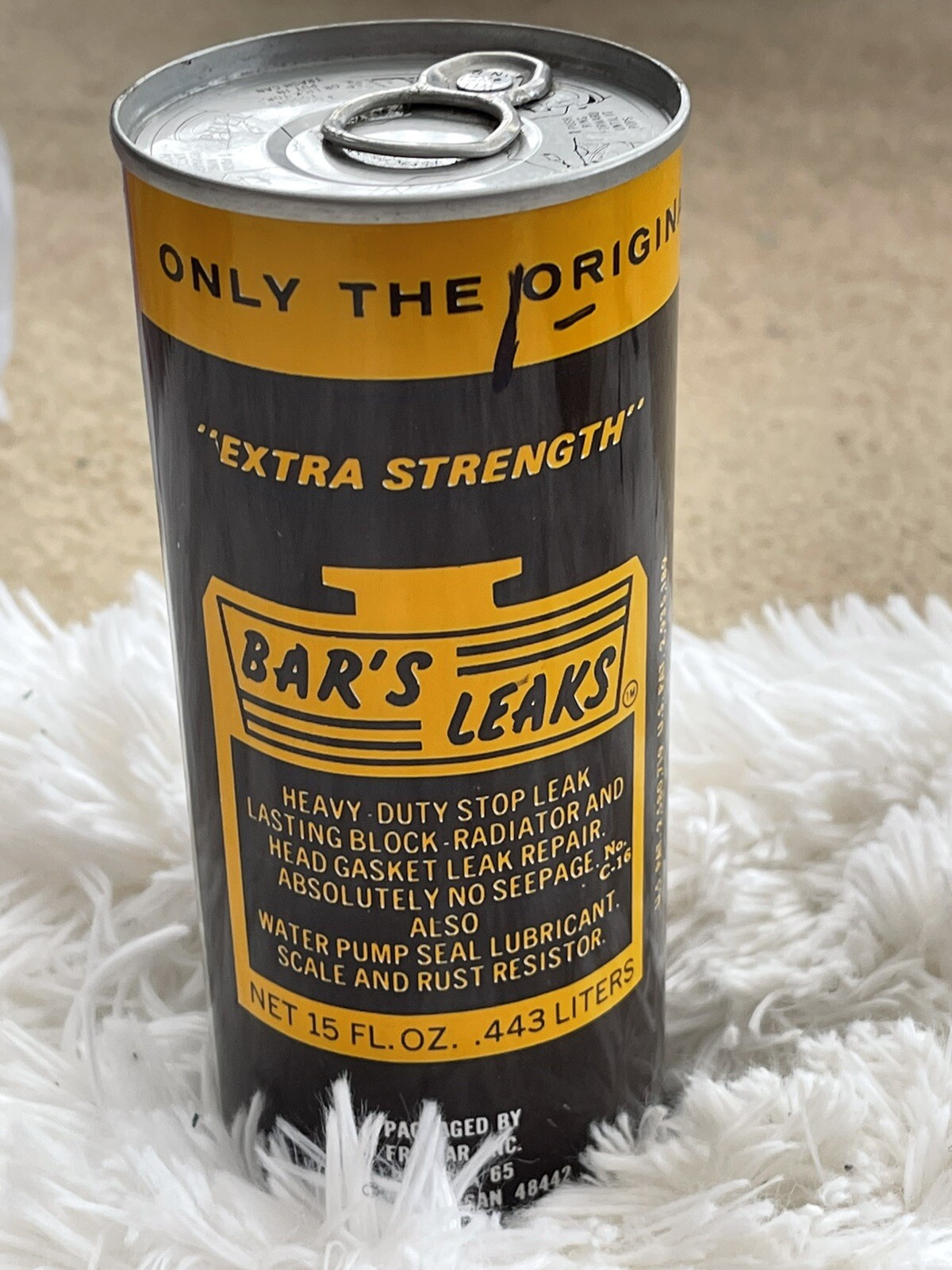 Bar's Leaks Radiator Pump Seal Rhizex Pelletized 15 OZ Can New Sealed Vintage
