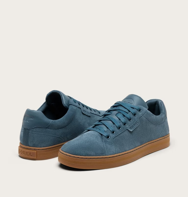 Sorel CYPRUS™ LX Men's Sneaker Comfort and Lightweight Honey Uniform Blue/Gum 2
