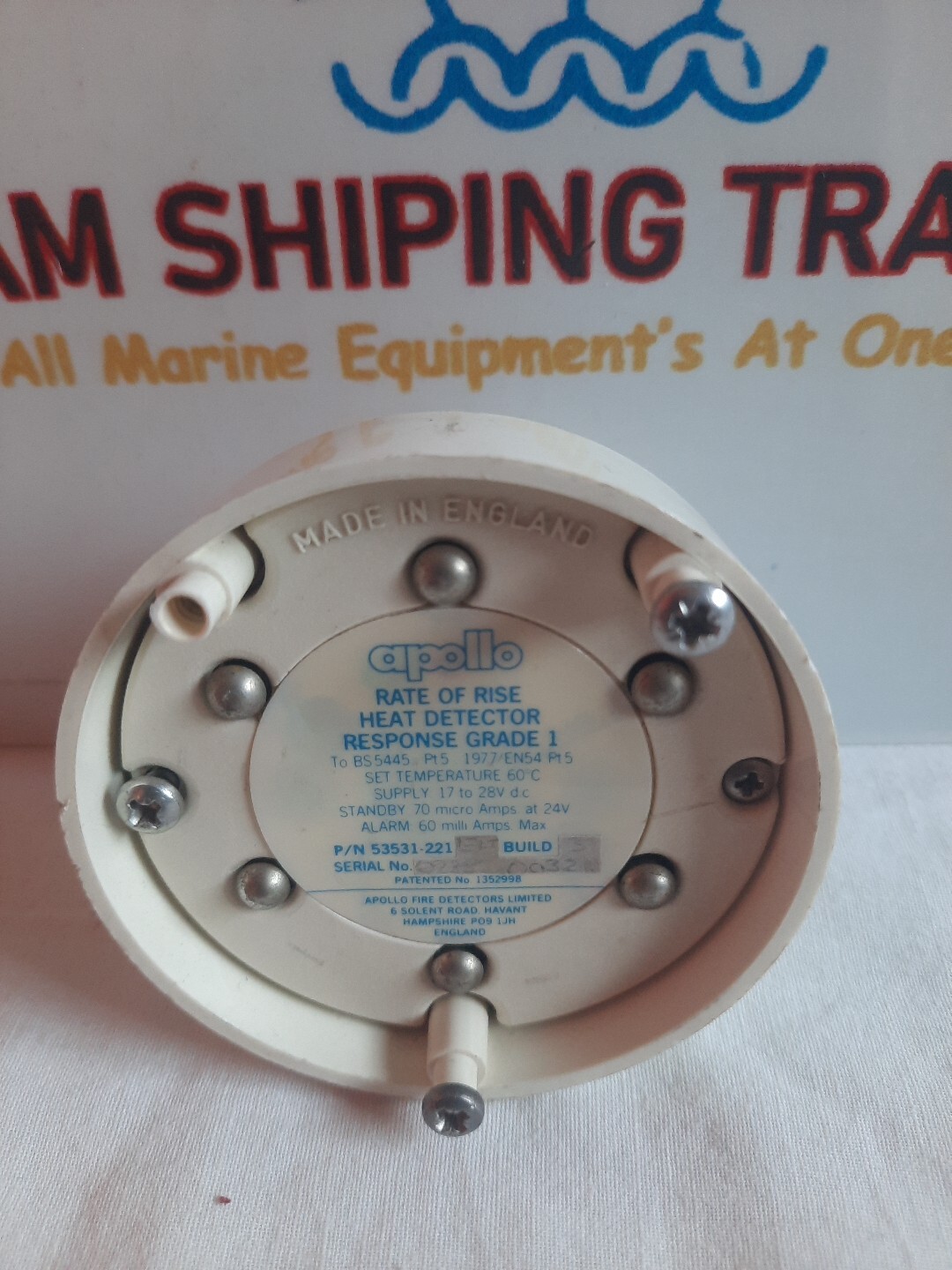 Apollo Response Grade 1 Heat Detector 53531-221 Fire Alarm Sensor Unit