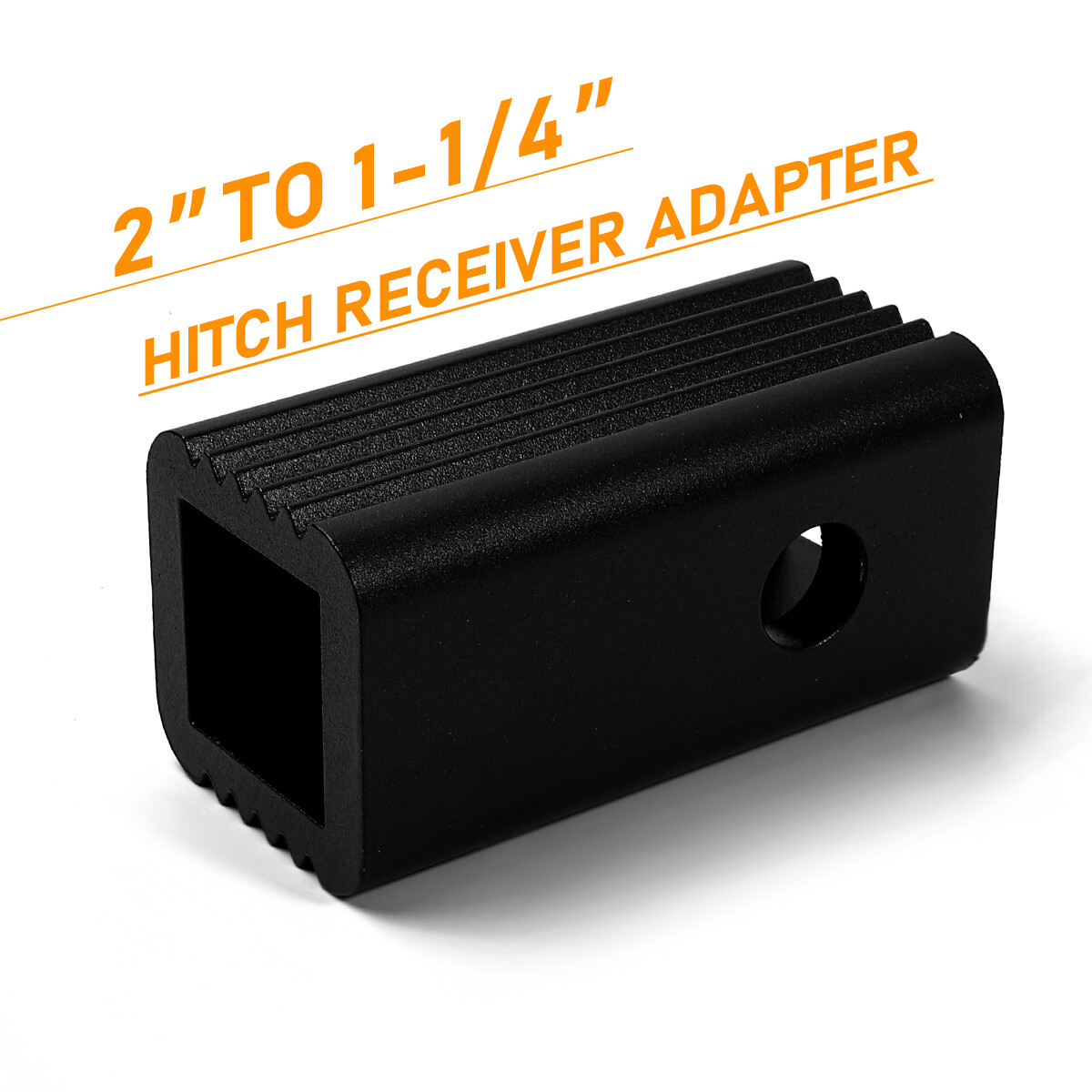 2" to 1-1/4" Trailer Towing Hitch Reducer Receiver Insert Sleeve Adapter RV Car