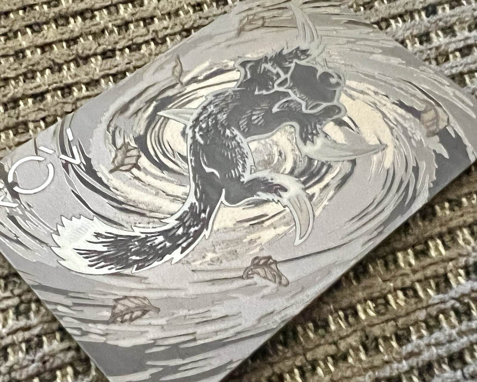 ROV Gear “Stainless Kamaitachi” Hooked Back Metal Patch