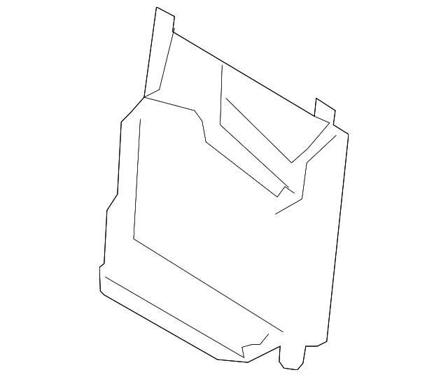 Genuine Audi Radiator Support Air Duct Bracket 4H0-145-333-A