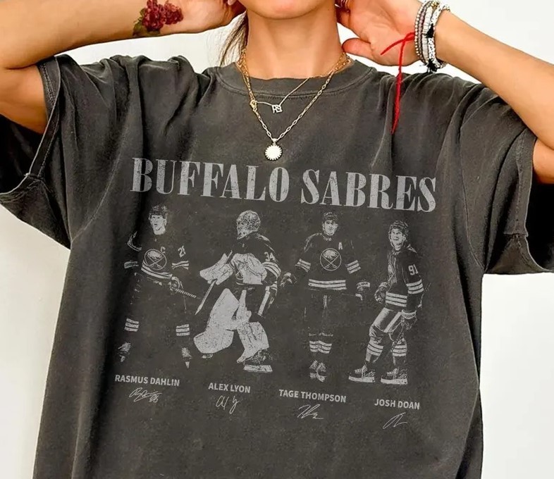 Buffalo Ice Hockey Vintage Shirt, Tage Thompson Rasmus Dahlin AN69401