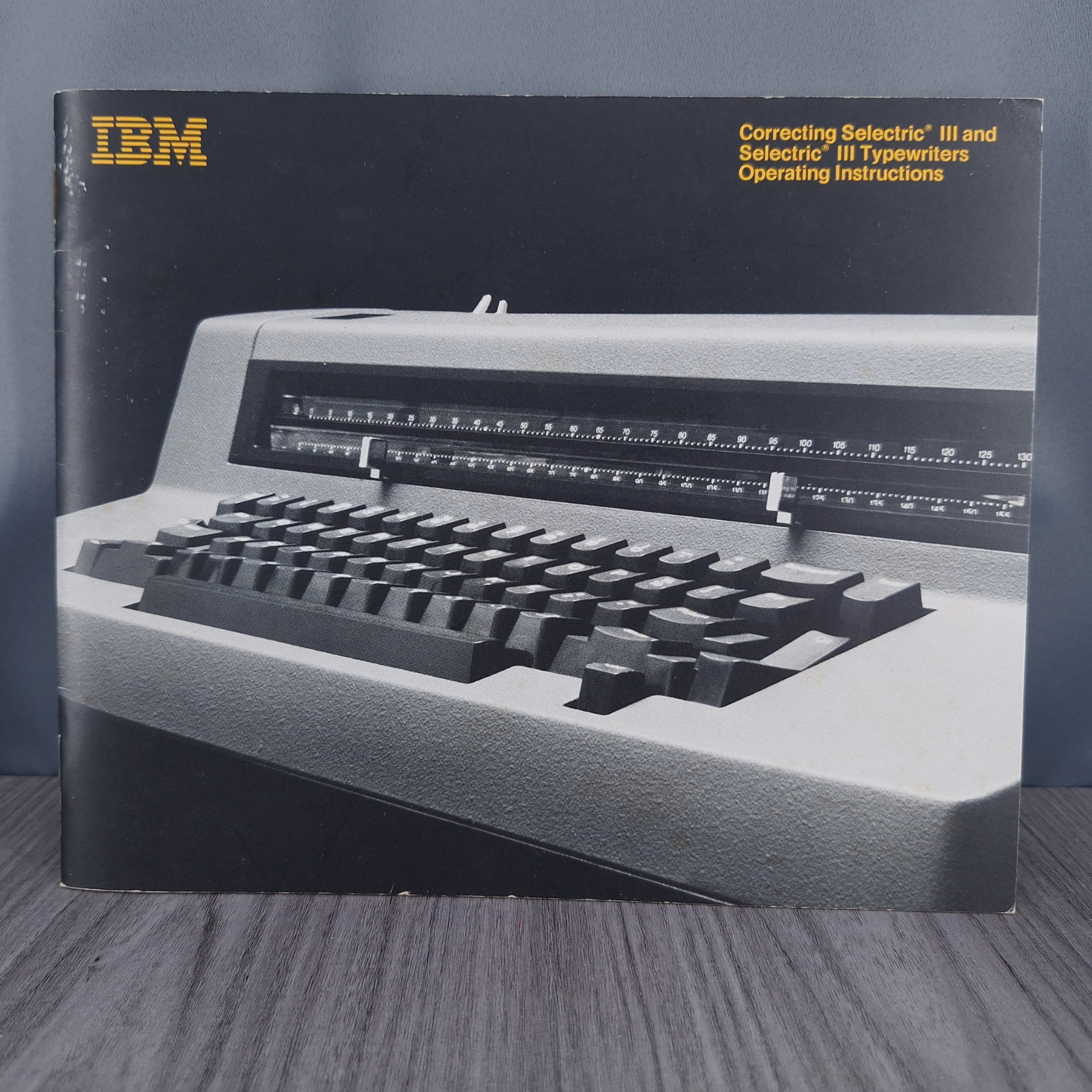 Vtg IBM Correcting Selectric 3 Typerwriters Operating Instructions Manual