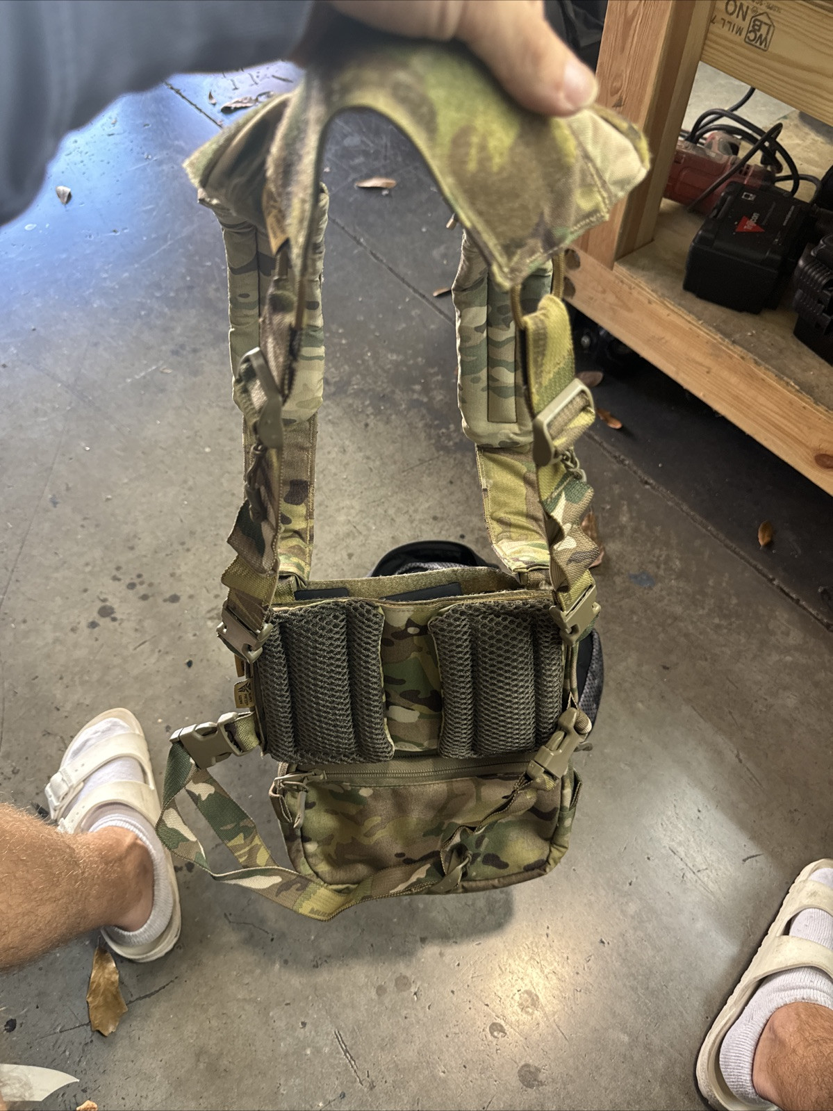 Burn Proof Gear BPG Modular Chest Rig Multicam BRAND NEW
