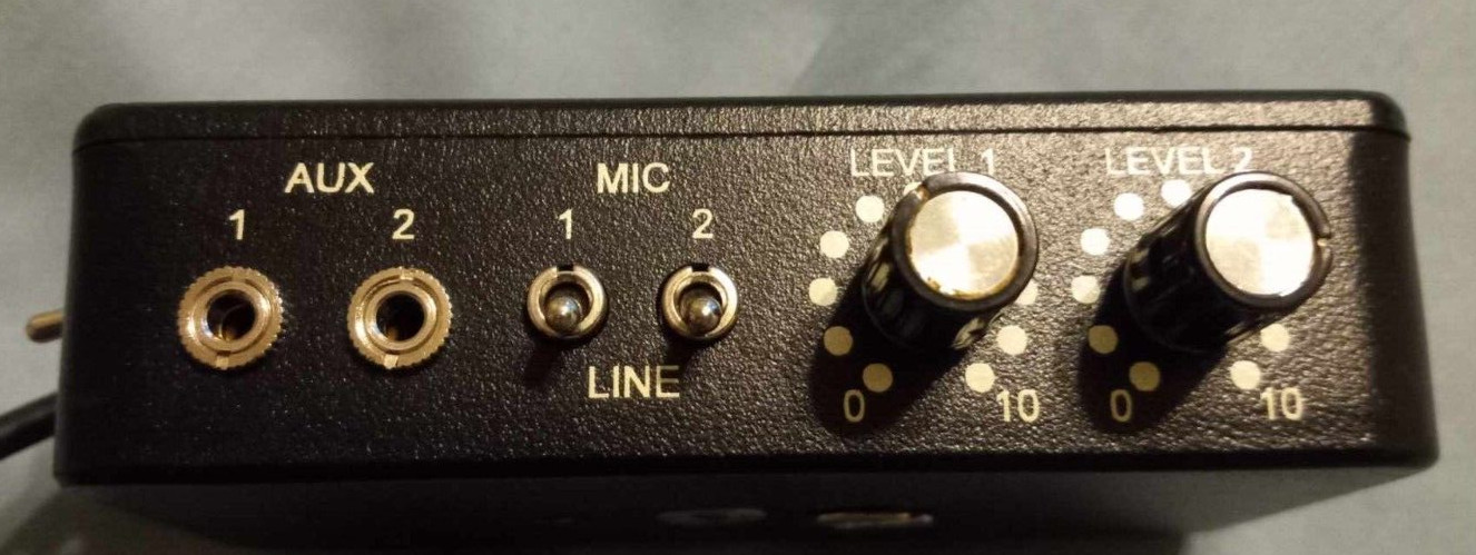SignVideo XLR-PRO Dual XLR Mini Line Audio Adapter and Mini Mixer