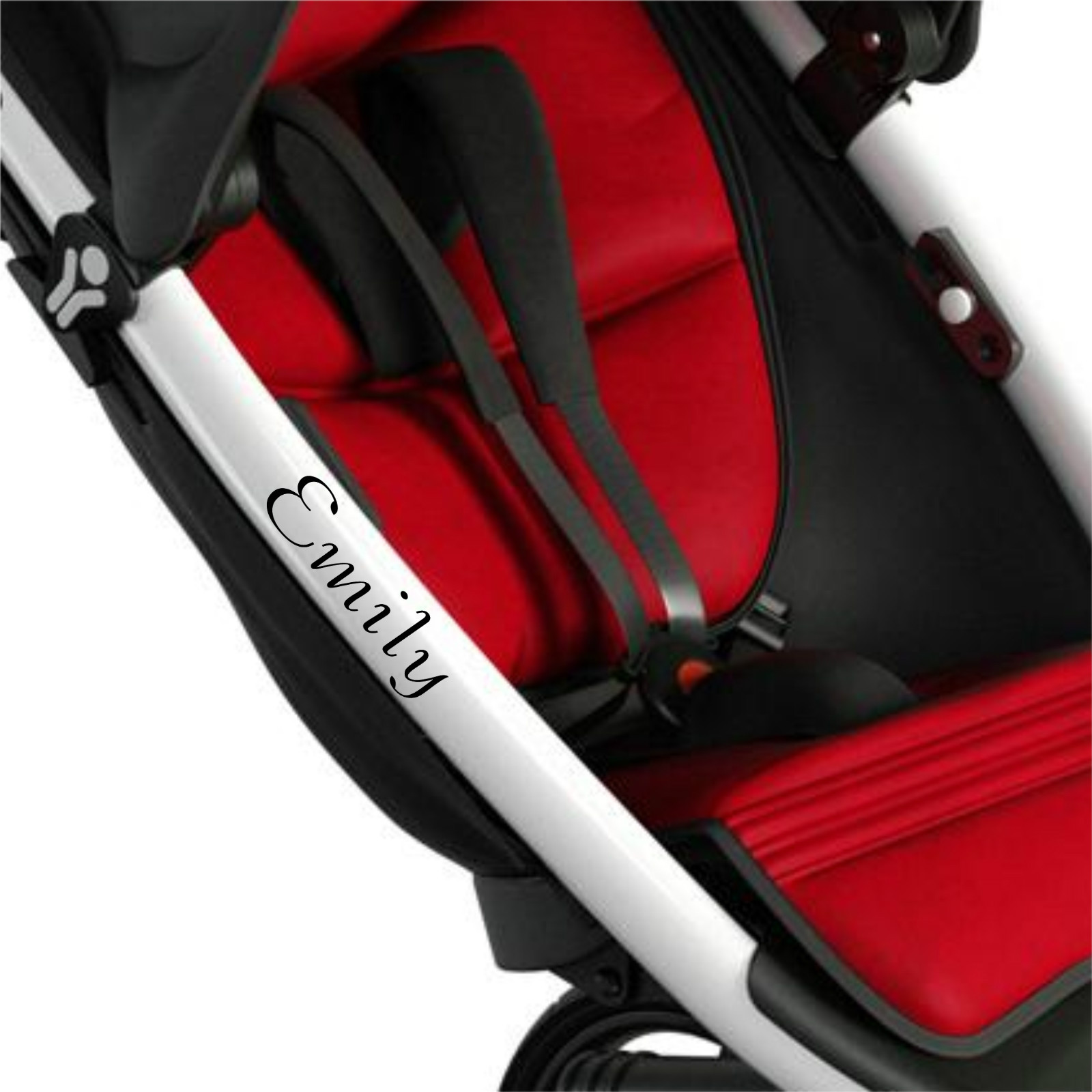 PERSONALISED PUSHCHAIR STICKERS  Custom Vinyl Decals For Pram Buggy Baby Sticker
