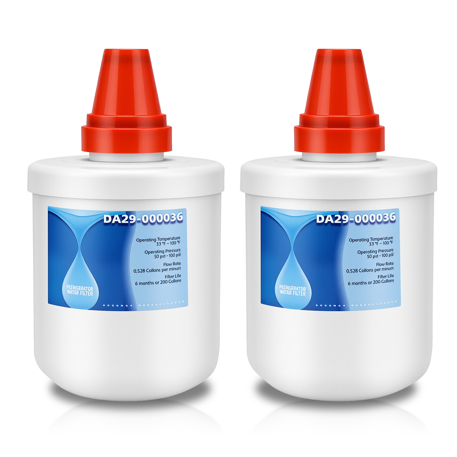 DA29-00003G Refrigerator Water Filter, Replacement for Samsung DA29-00003B WSS-1