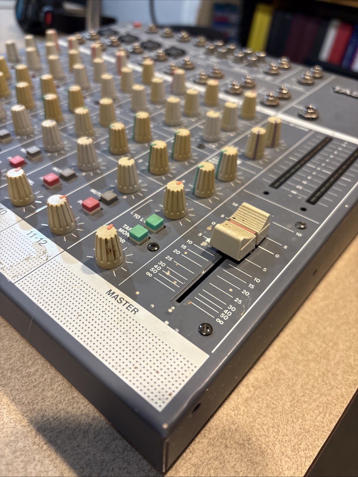 Tascam M-8 8 Channel Mixer Only Power-on tested RARE!