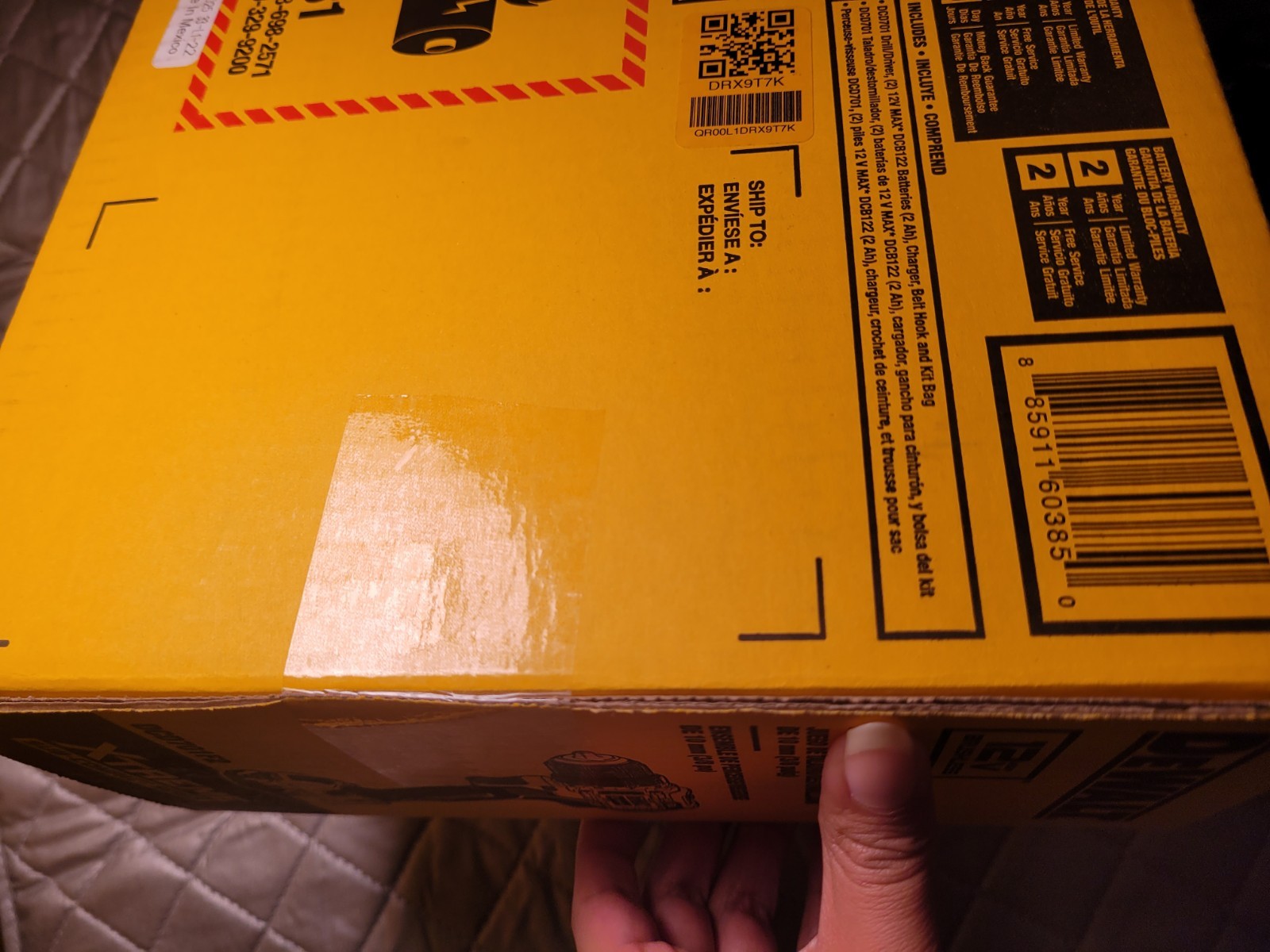 DEWALT XTREME 12V Max Brushless 3/8in Keyless Drill/Driver Kit DCD701F2