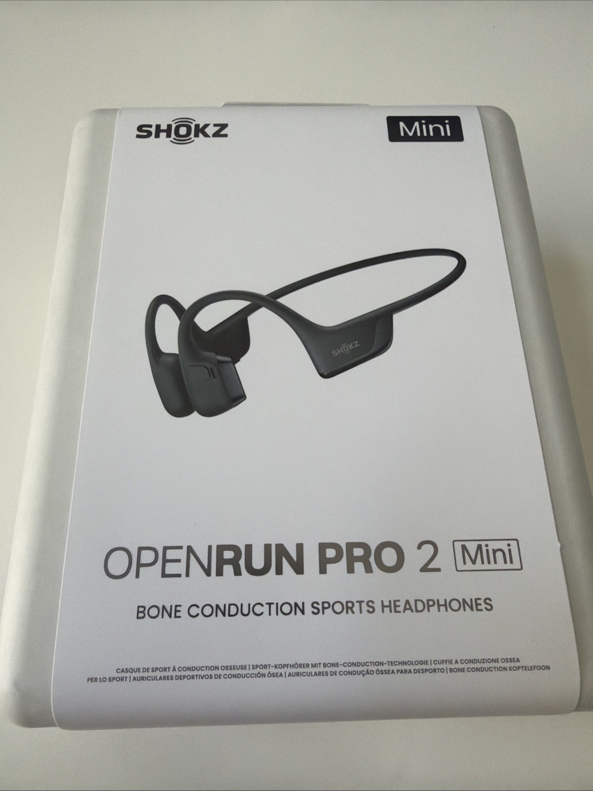 New - Shokz Open Run Pro 2 Mini Bone Conduction Sports Headphones - Black