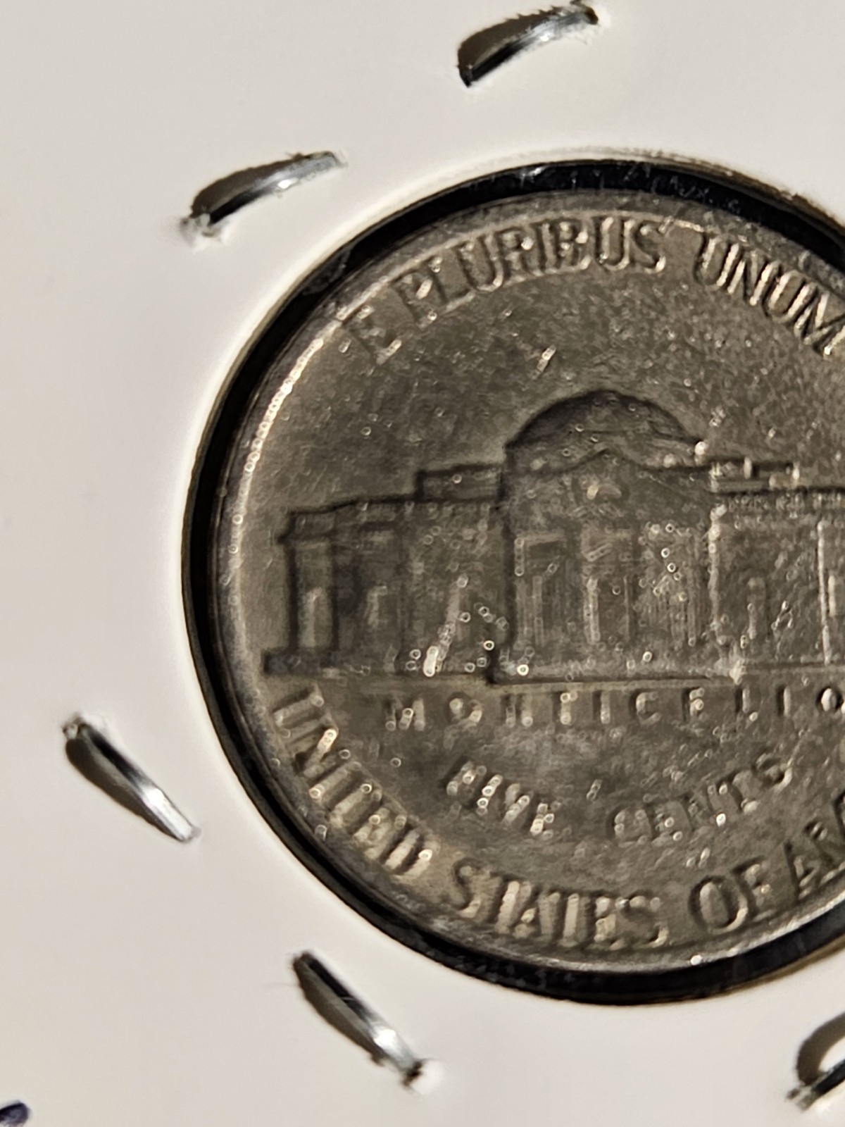 1977 Jefferson Nickel Errors No Mint Mark, (VF)