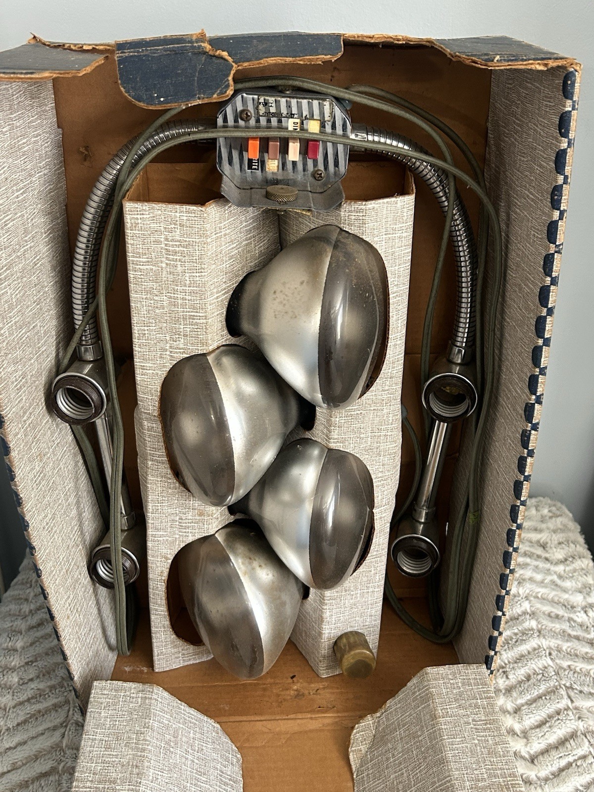 Vintage Mayfair 4 Lite Model Flexmaster, Photo Lighting