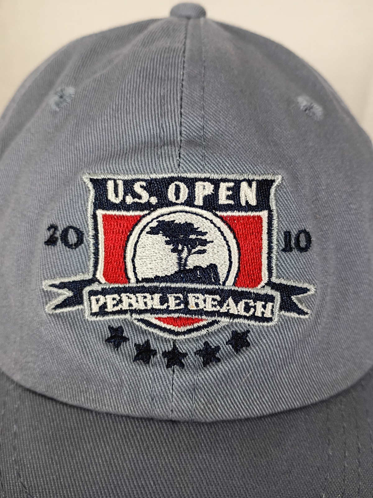 2010 US Open Pebble Beach USGA Member Hat Cap Golf Strapback Slate Blue