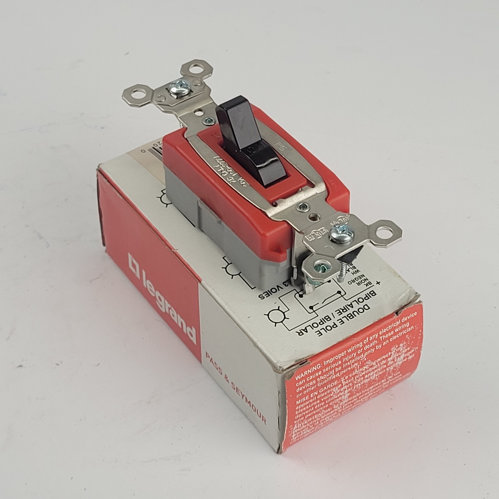 Legrand PS20AC1 Single Pole Switch Brown 20A  120-277V - NEW