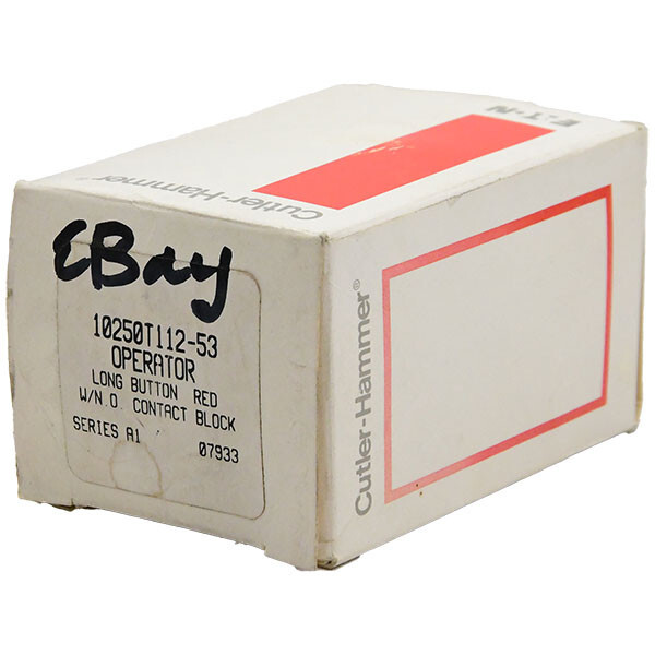 10250T112-53 Cutler Hammer Non-Illuminated Red Push Button -SA
