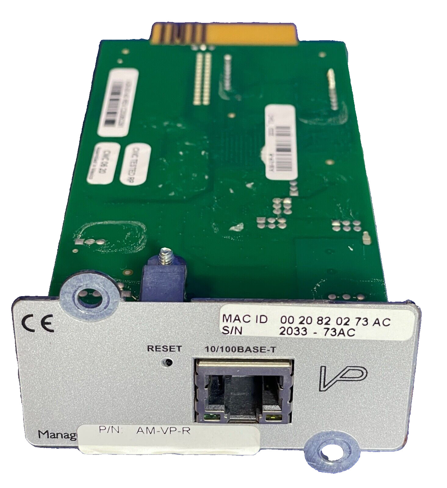 Ametek AM-VP-R ManageUPS Net Adapter-Pre-Owned