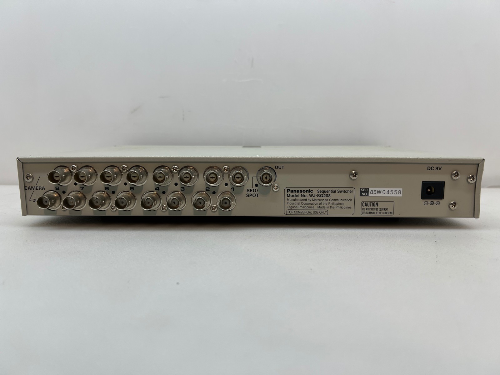 Panasonic WJ-SQ208 Sequential Switcher Free Shipping